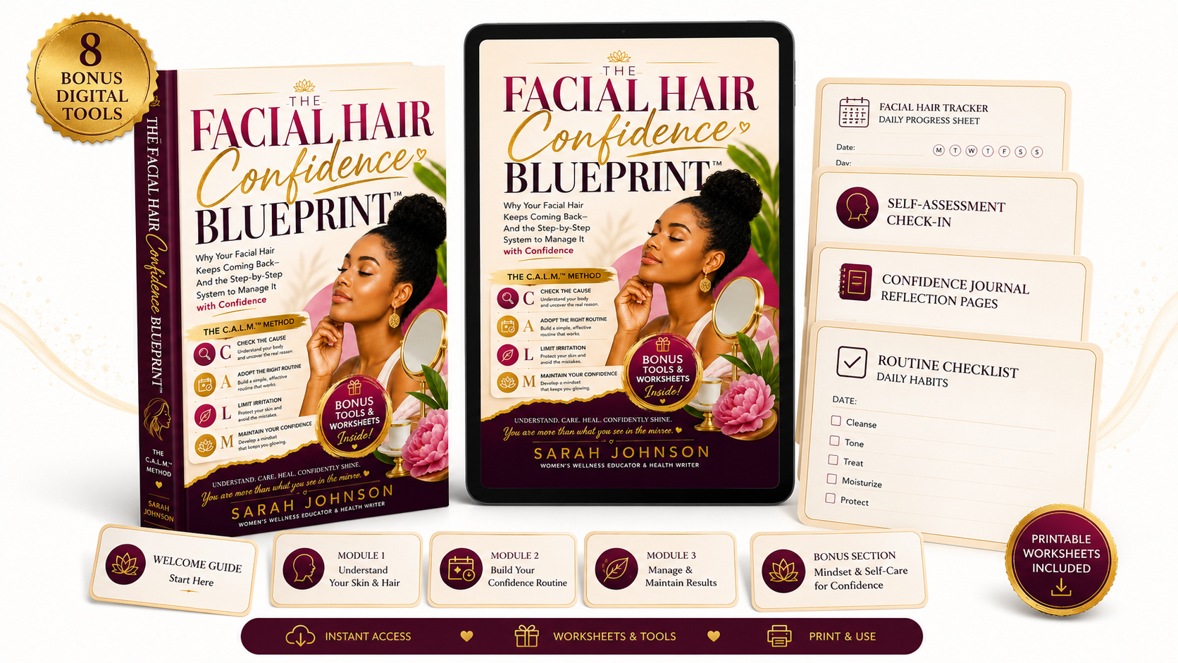 The Facial Hair Confidence Blueprint™ + 8 Bonus Digital Tools — Complete Bundle